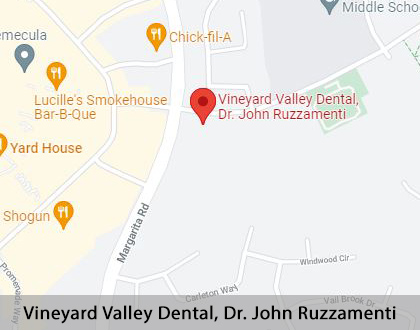 Map image for Options for Replacing Missing Teeth in Temecula, CA
